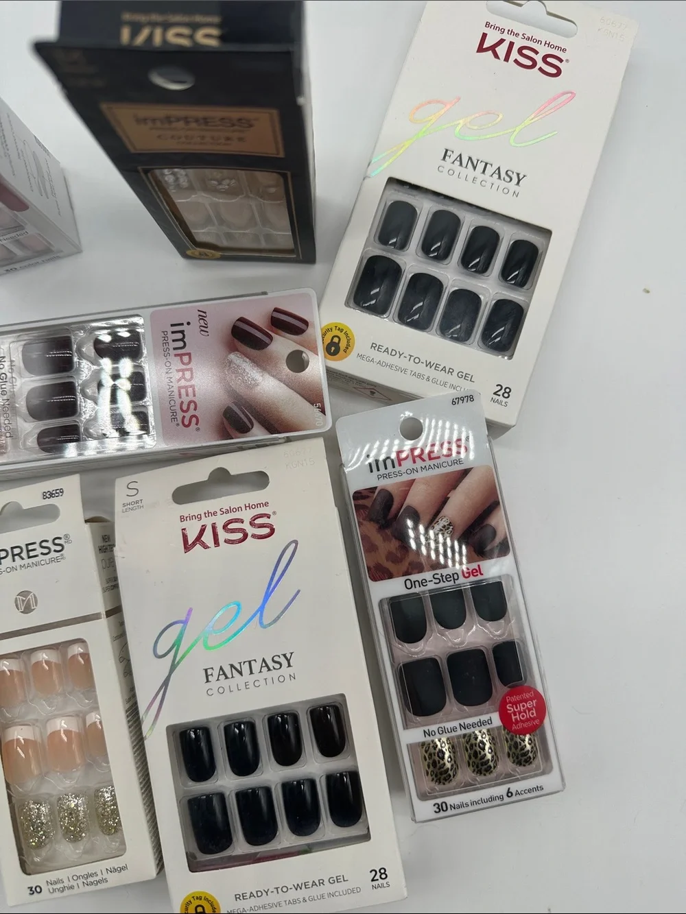 Ten Sets of Impress Fall Colors Press on Nails